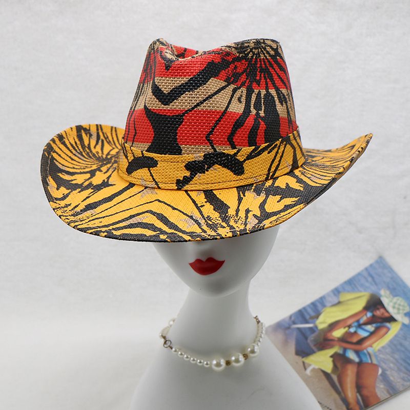 hard style western cowboy hat for traveling and shopping men's hat can be styled as a jazz hat_voghion.com