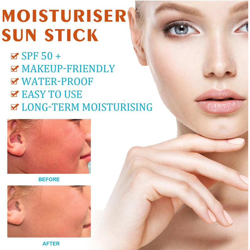 QLZHANFU Zonnebrandcrème Isolatie Crème Sunblock Stick Body Whitening Hydraterende Verhelderende Zonnebrandcrème UV Protector Concealer_voghion.com