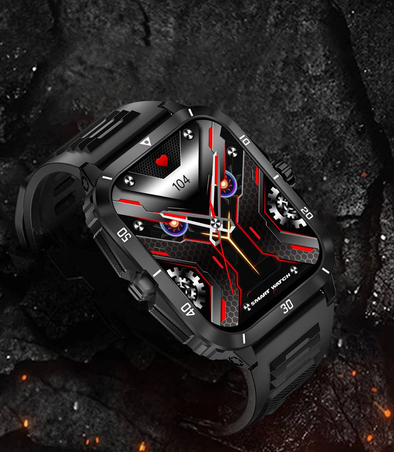 Smart watch multi function wireless call waterproof pedometer voice assistant sports watch_voghion.com