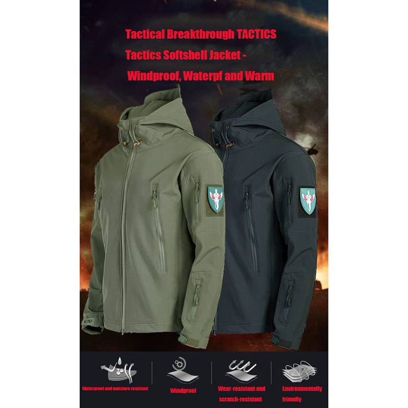 Factory Stock Outdoor Punching Suit Suit Men Winter Warm Padded Soft Shell Clothing Pants Windproof Ski Mountaineering Clothing_voghion.com