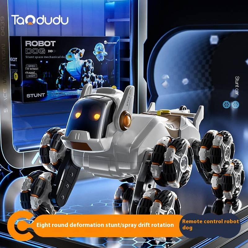 Children's Toys Intelligent Remote Control Mechanical Dog Stunt Toy Electric Machine Dog_voghion.com