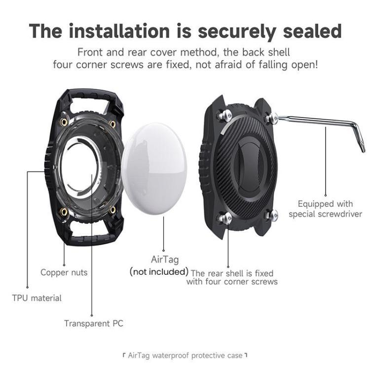 For AirTag Tracker Pet Leather Collar Anti Lost Cat Locator Collar_voghion.com