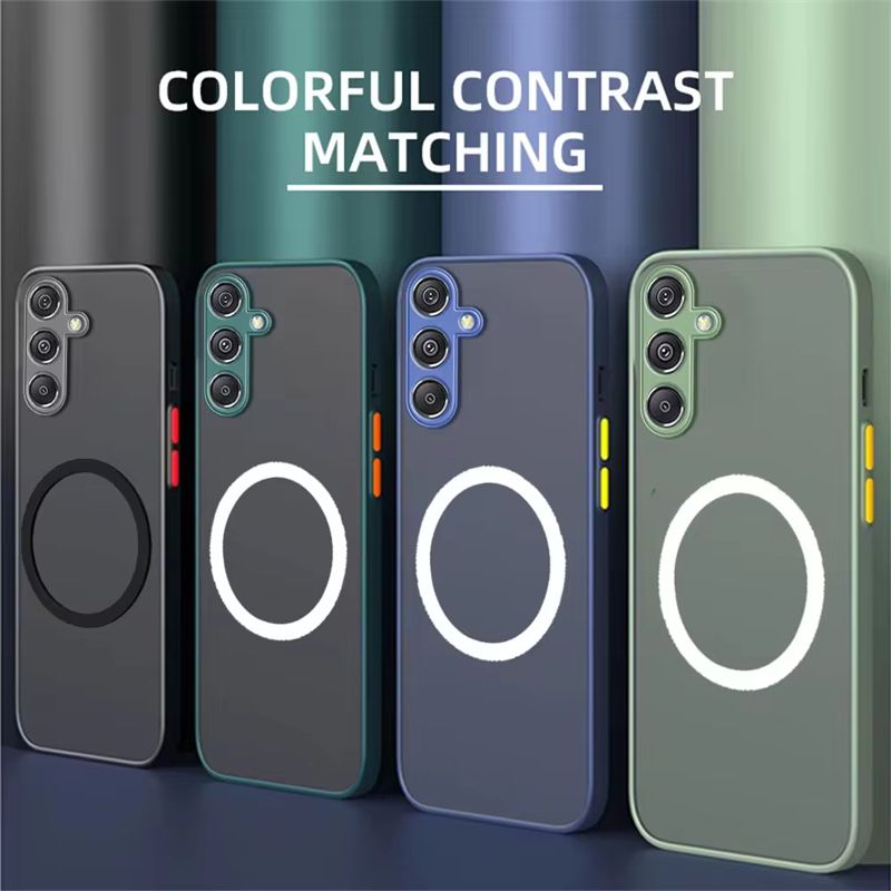Magnetic For Samsung Galaxy A56 A55 A54 A16 A36 A26 A35 A25 A15 A53 A34 A14 A32 A13 A51 A71 5G Shockproof Phone Case_voghion.com