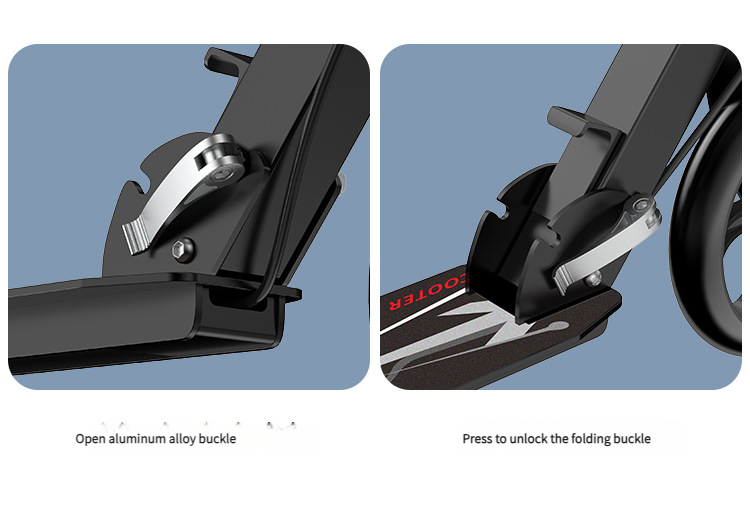 Roller Jugend Große Rad Zwei-Rad Faltbare Stadt Erwachsene Hand Bremse Pendler_voghion.com