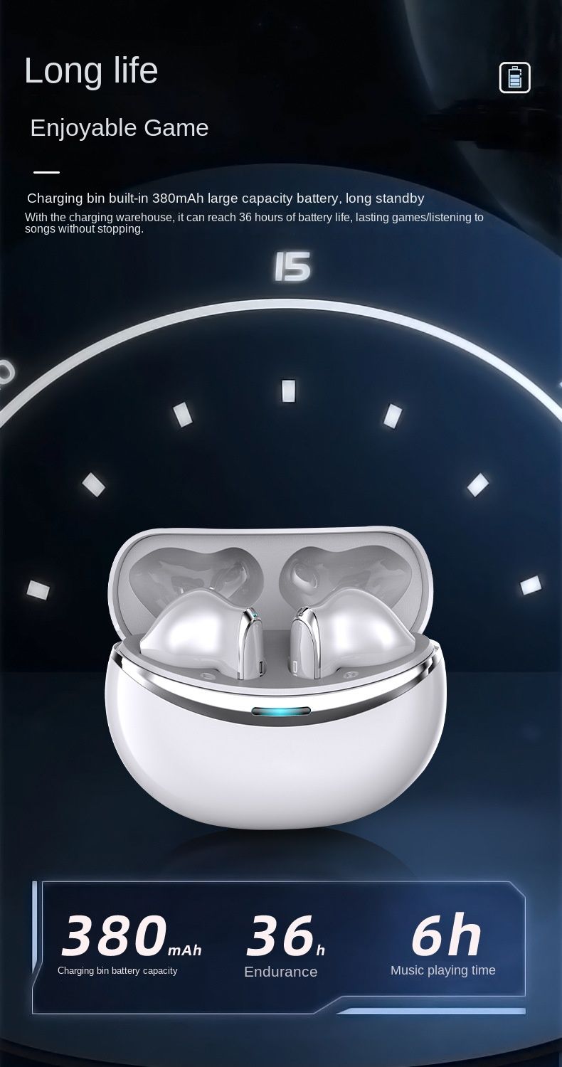 Belaidės BX18 ausinės – patirkite tikrą erdvinį garsą, triukšmo slopinimą, atsparumą vandeniui ir jutiklinį valdymą_voghion.com