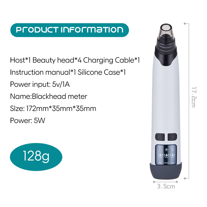 Blackhead Suction Tool, Removal And Heating Beauty Device, Facial Pore Blackhead Remover 2025_voghion.com