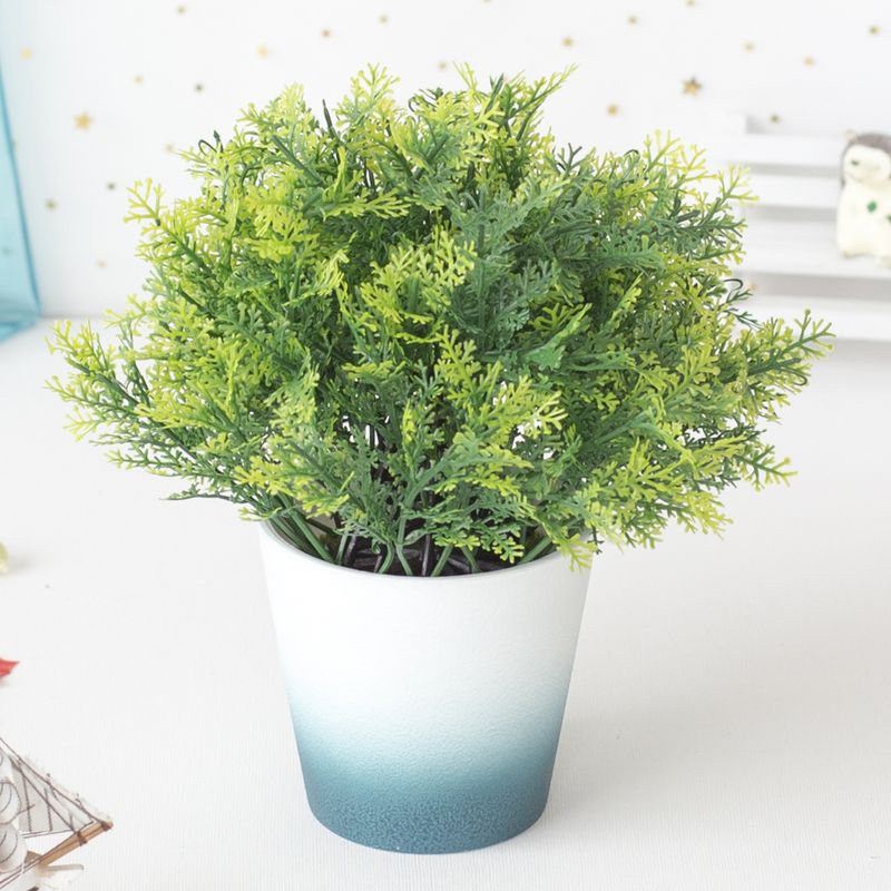 Magnolia green bonsai decoration simulation plant bonsai wholesale simulation plant green plant potted indoor desktop decoration_voghion.com