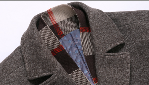 Villasest riidest meeste Keel Trench Coat_voghion.com