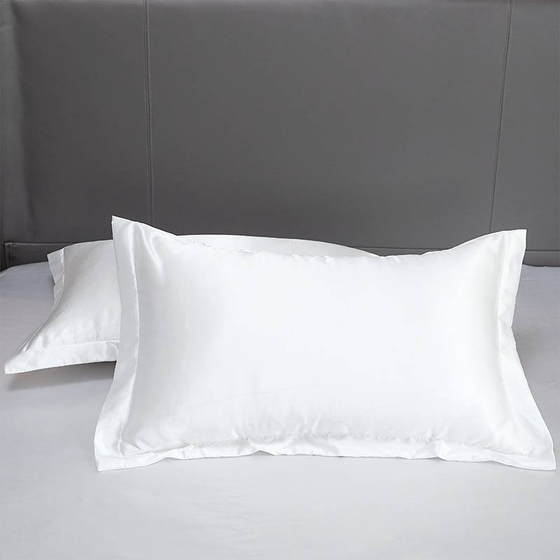Kissenbezug aus gewaschener Seide – Satin in reiner Farbe, kühlend und glatt für die Haar- und Hautpflege_voghion.com