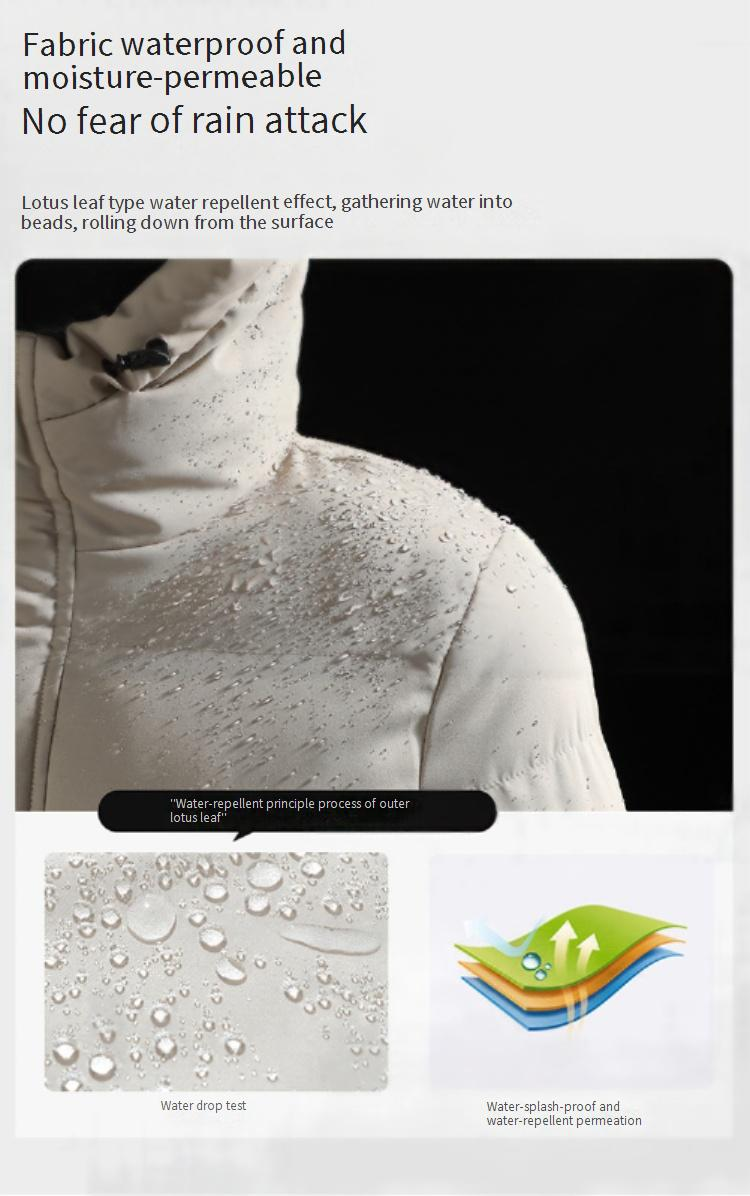 Men's Winter Heated Parka Jacket – Big & Tall (L-7XL) Long Coat With Graphene Warmth Technology – Thickened Polyester Puffer Hooded Coat_voghion.com