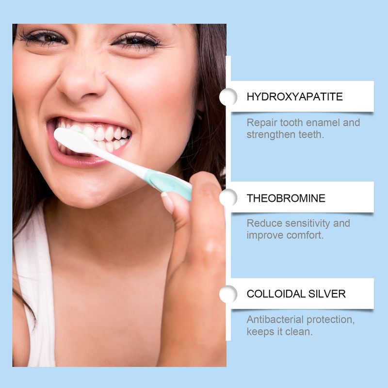 Il dentifricio per la cura dentale mantiene i denti puliti e igienici, riduce le macchie e sbianca naturalmente i denti_voghion.com