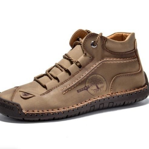 822 Herren Freizeitschuhe aus handgefertigtem Leder_voghion.com