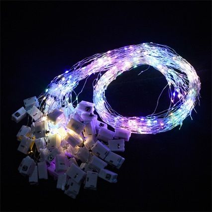 Luci fatate a LED 50/100/200 con telecomando - Luci a stringa a batteria/USB per matrimoni, feste, decorazioni per esterni e interni_voghion.com