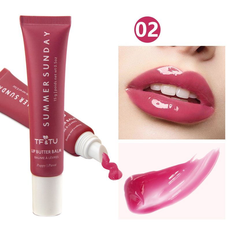 Maquillaje TF&TU Polypeptide Butter Balm Brillo líquido Tinte labial hidratante y voluminizador_voghion.com