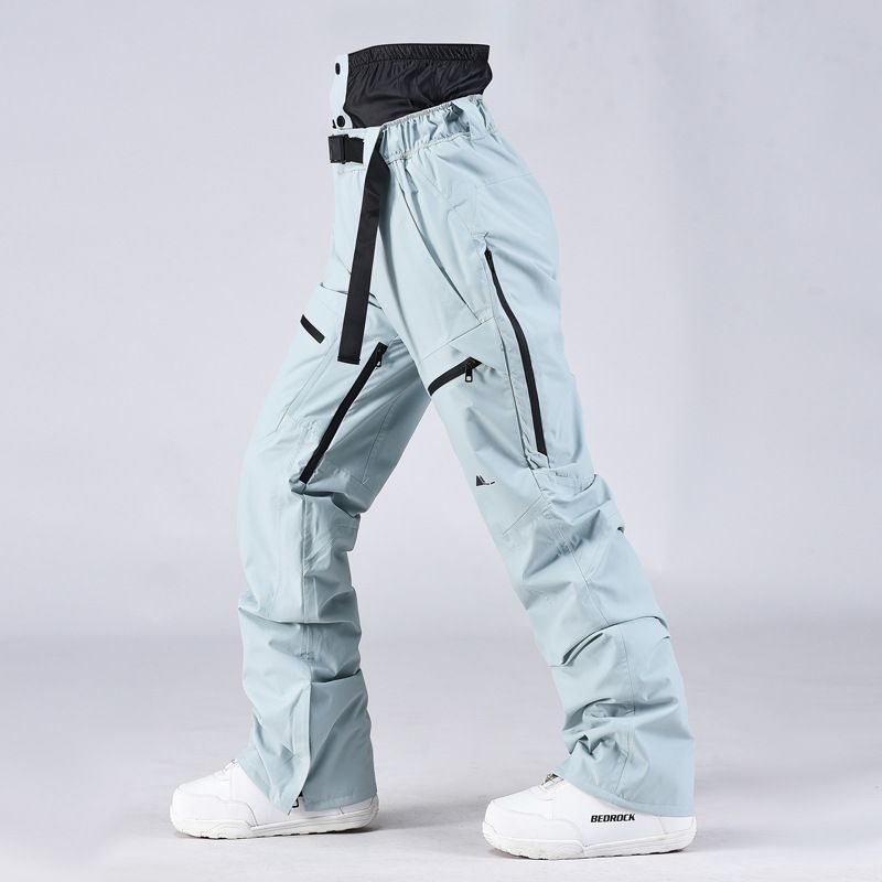 New outdoor sports windproof, waterproond warm single double board skiing casual cotton snow pants supports and_voghion.com