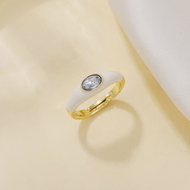 Farbenfroher Schmetterlingsring aus Perlmutt-Emaille für Damen, exquisites, einzigartiges Nischendesign, hochwertiger offener Ring, neue Hand_voghion.com