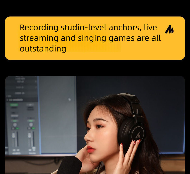 Maono Dynamic Computer Noise Reduction Gaming Recording Live Streaming Flash Microphone PD100_voghion.com