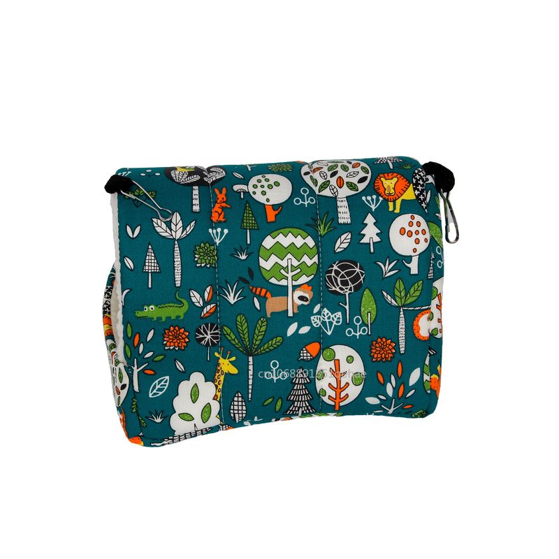 1pc Cute Print Bird Bed Mini Cage Rabbit Squirrel Mat Guinea Pig Nest Hamster House Small Animal Sleeping Bed Pet Hanging Cage_voghion.com