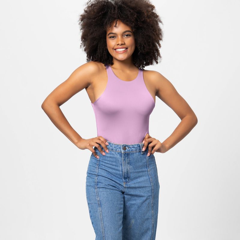 Women's clothing new bodysuit tight sleeveless jumpsuit European and American solid color round neck sexy bodysuit women_voghion.com