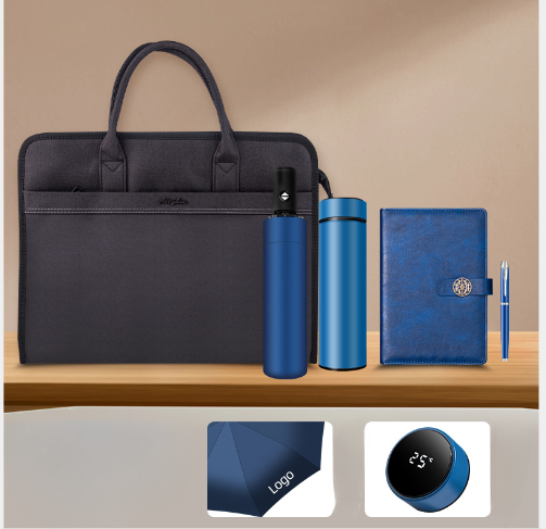 Briefcases Business Gift Set Briefcase Thermos Cup Umbrella Company Bank To Send Customers Practical Activities Annual Meeting Souvenirs_voghion.com