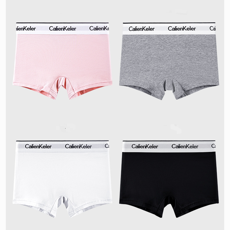Women's Underwear Pure Cotton Boxer Briefs Large Size Antibacterial Summer Boxer Shorts Head_voghion.com