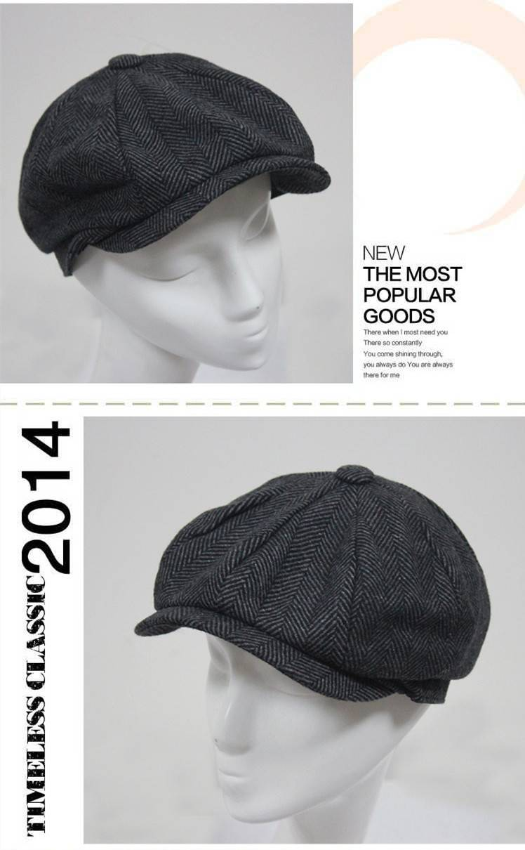 High-quality Designer Woolen Octagonal Hats/newsboy Hats/berets/baseball Caps/outdoor Men's And Women's Hats/painter Hats_voghion.com