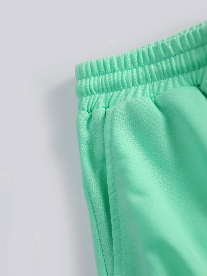 Completo estivo da uomo a maniche corte e pantaloncini da 5 pollici - Miscela di cotone modal leggero per la palestra_voghion.com