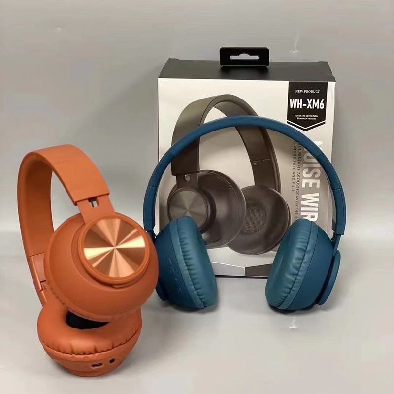 WH-XM6 Headset Bluetooth-Kopfhörer - Drahtlose Stereo-Sportkopfhörer im Kartenformat_voghion.com