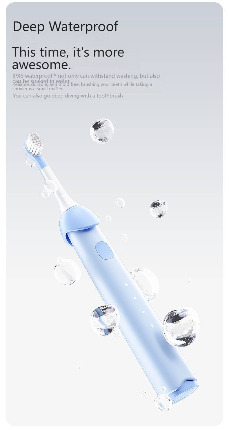 Cepillo de dientes eléctrico sónico inteligente para niños con esterilizador UV: motor de levitación magnética, más de 40 000 RPM, 3 modos, resistencia al agua IPX8, batería con más de 50 días de duración._voghion.com