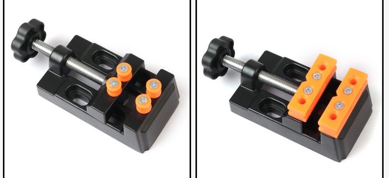 Mini Bench Clamp Universal Bench Clamp DIY Sculpture Tool Mini Drill Press Table Vise Fixing Small Parts Jewelry Watch_voghion.com