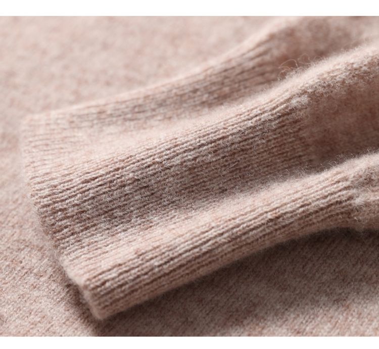 Neue Herbst- und Winter-Herren-Rundhalspullover aus Wolle in Volltonfarbe mit lockerer Kaschmir-Strickbasis für Jugendliche_voghion.com