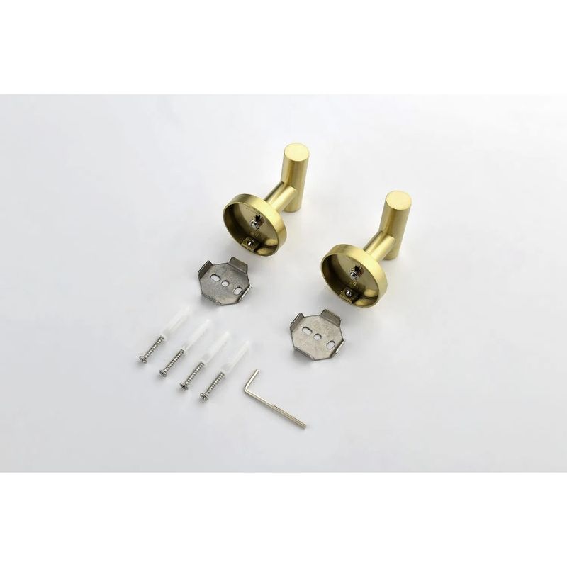 Set di montaggio a parete in acciaio inox per portasciugamani da bagno in acciaio 9_voghion.com