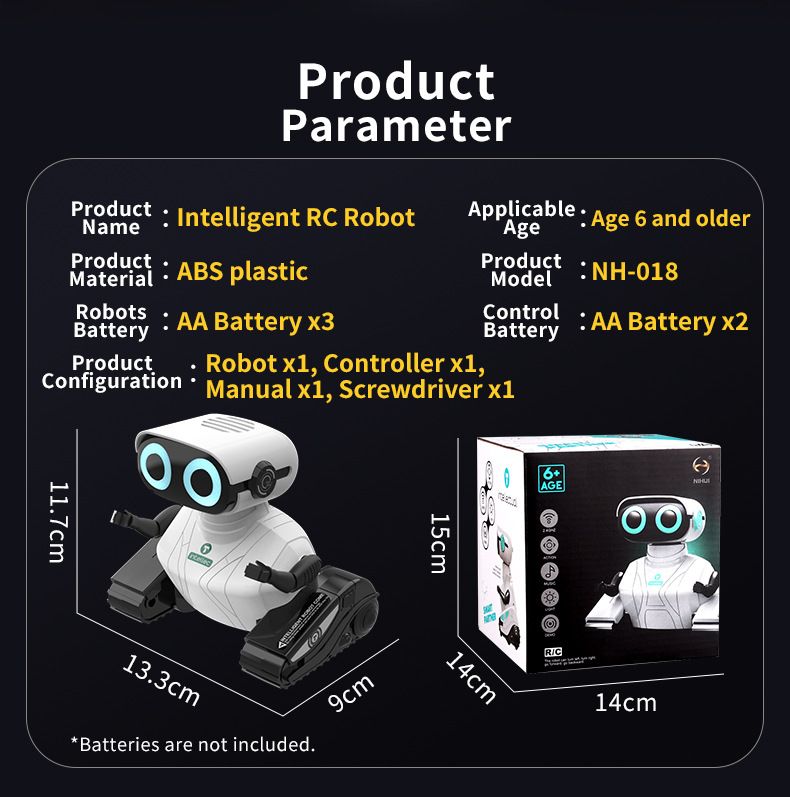 Cross Border Remote Control Robot Toy Light Concert Dance Electric Car Children's Intelligent Robot Toy Gift_voghion.com