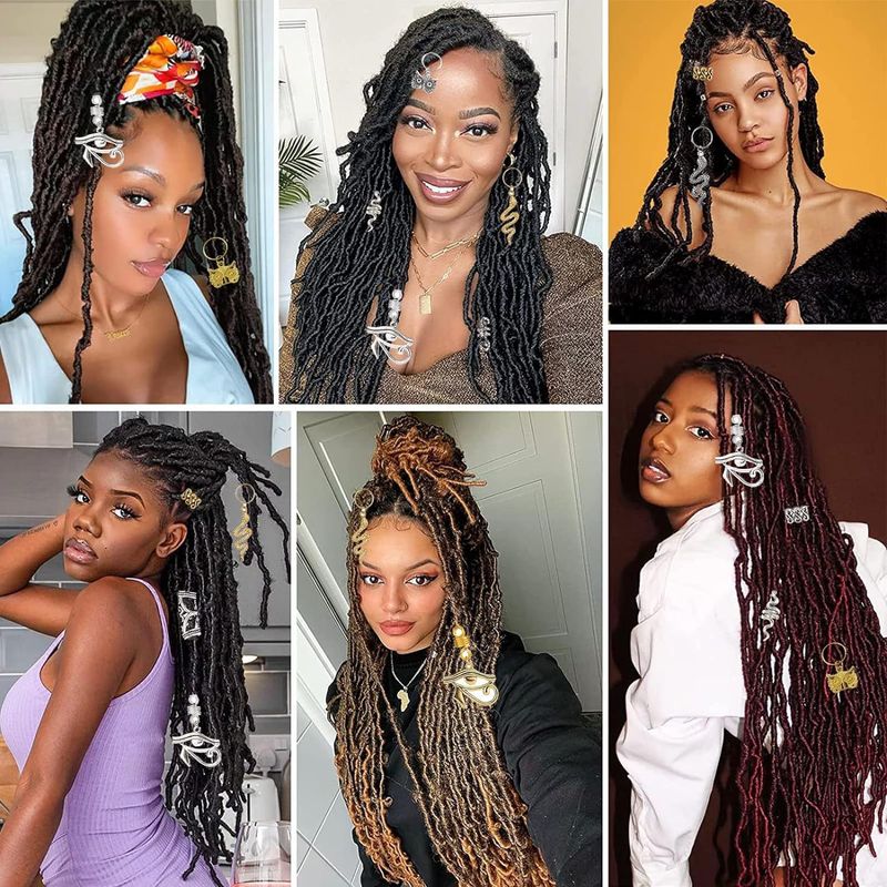 Haarspangen & -nadeln, 20 Stück, goldener Schmetterling, Kristall, lange Haarlocken, bunter Schmetterlingsanhänger, Perle, glänzendes Haar-Accessoire, Stern-Zopfclips, Manschetten_voghion.com