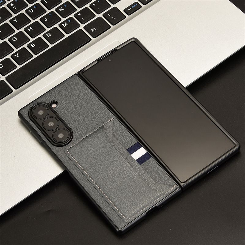 Funda rígida protectora con estampado de lichi para Samsung Galaxy Z Fold 7/6/5 con pantalla plegable._voghion.com