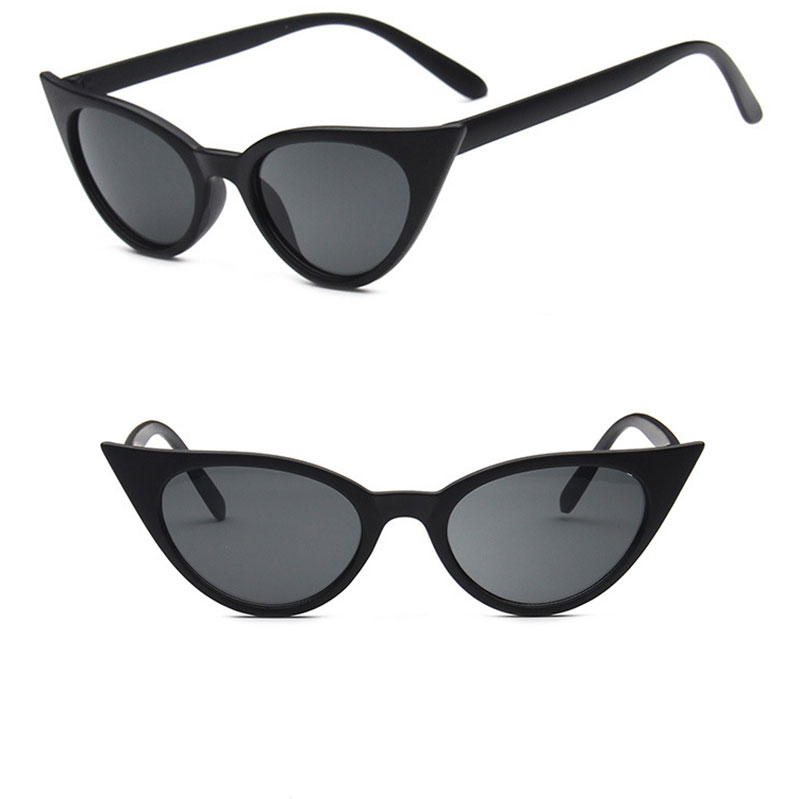 HKNA 2022 Vintage Cateye Occhiali da sole Donna Due dimensioni Occhiali da donna Occhiali di marca Donna Cat Eye Oculos De Sol Gafas uv400_voghion.com