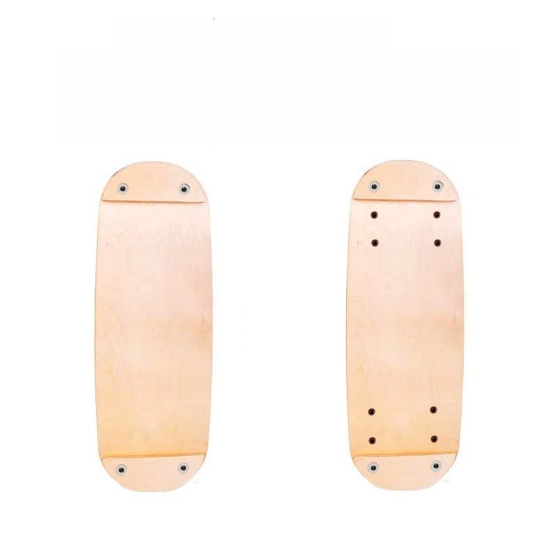 Indoor Fitness Balance Single Yoga Ski Surfing Paddle Board Core Training Small Equipment Maple Wood Surface_voghion.com