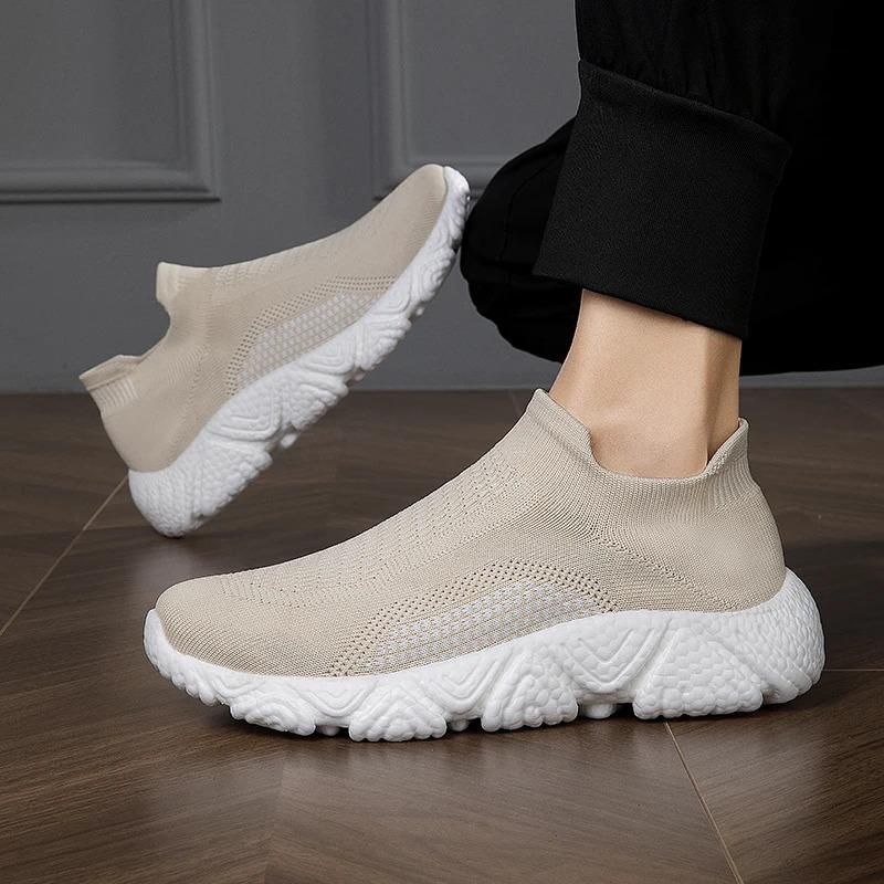 DesignerFactory Direct Sales Herren Turnschuhe Laufen Casual Walking Schuhe Atmungsaktives Mesh Leichte Sockenschuhe Runner_voghion.com
