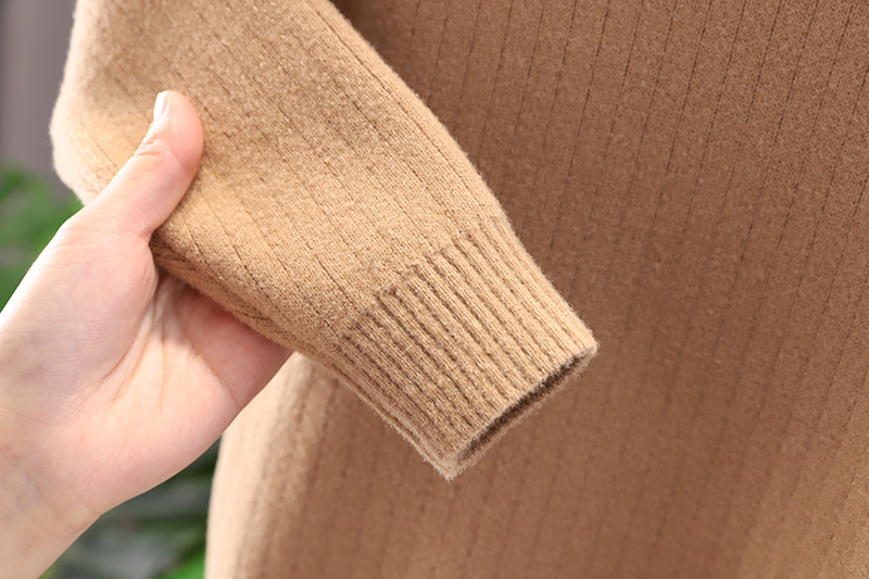 Kanner Nerz Pelzmantel Jongen a Meedercher Baby Mat Fleece Base Mantel Turtleneck Pullover Warm_voghion.com