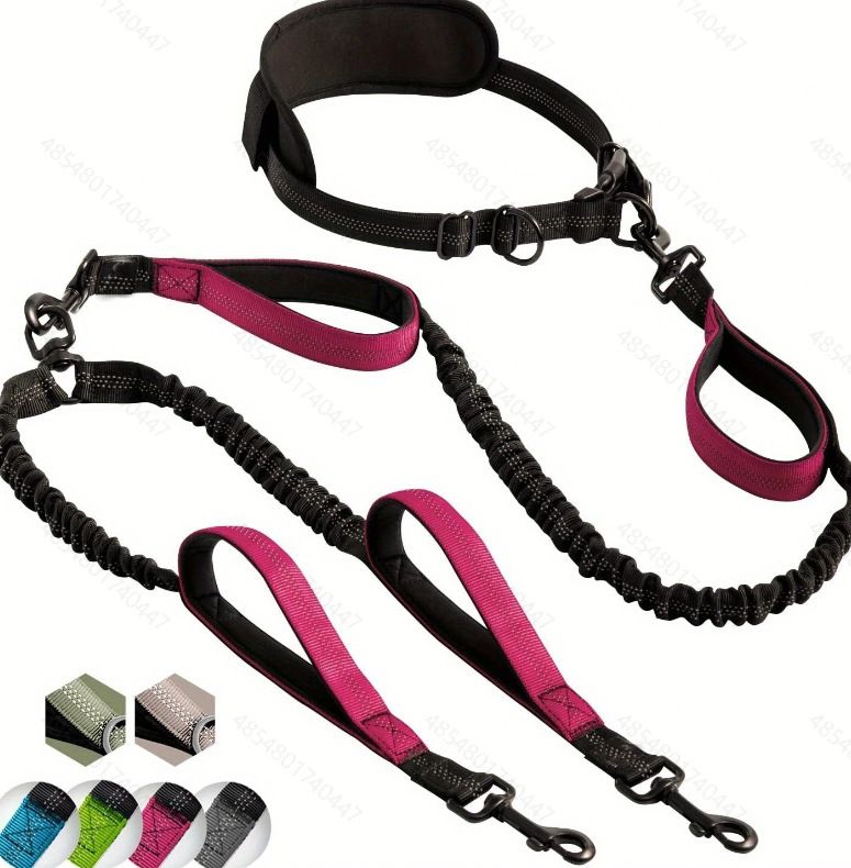 New Pet Supplies Fitness Sports Running Multifunctional Dog Leash_voghion.com