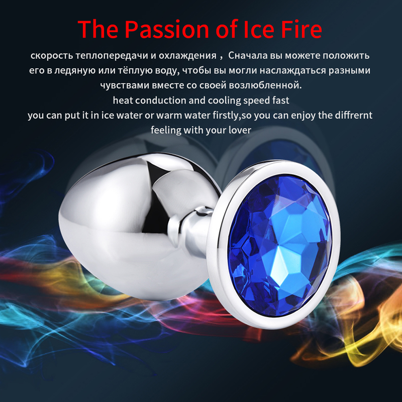 Plug anal Sex Toys Mini forme ronde en métal inoxydable lisse en acier inoxydable petite queue gode femelle mâle intime_voghion.com