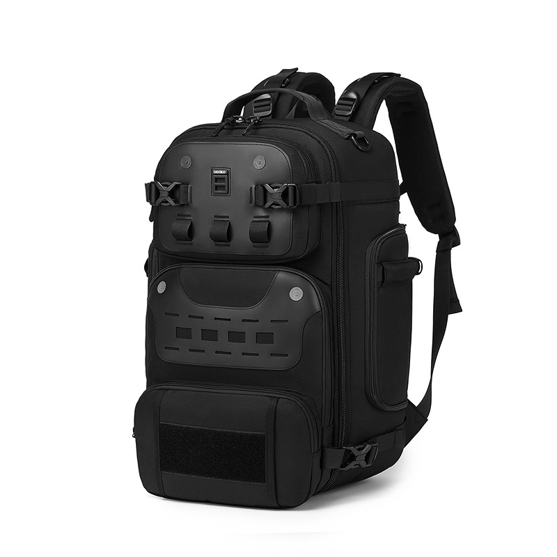 Ozuko New Men's Large Capacity Outdoor Waterproof Travel Multi functional Backpack_voghion.com