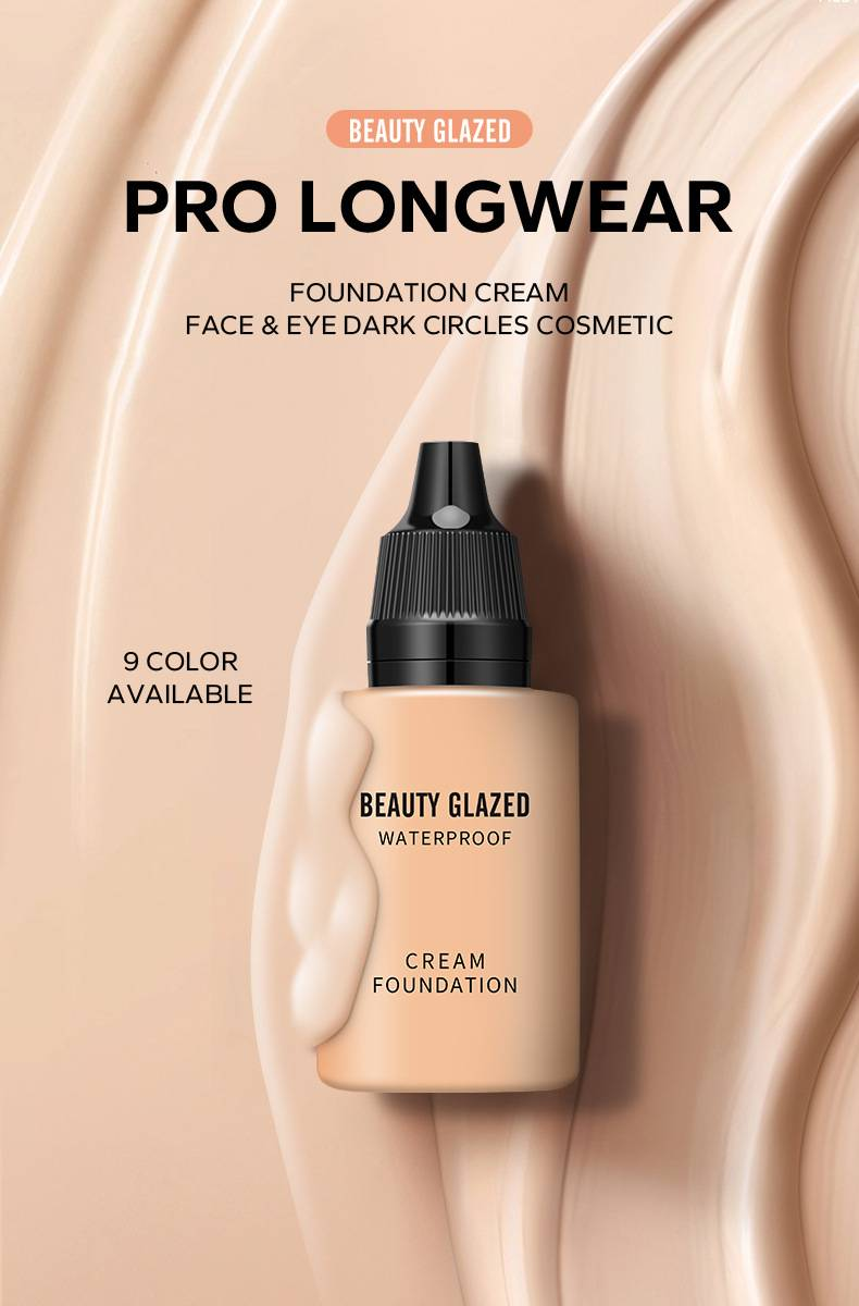 "3PCS"Tanning Matte dugotrajni tekući puder Tamni korektor s visokim prekrivanjem_voghion.com