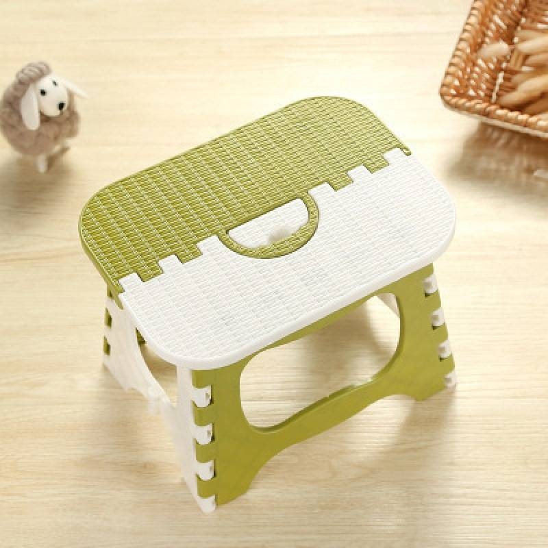 Foldable Plastic Stool Lightweight Portable Chair For Outdoor Home Travel Kids Study Stool With Non Slip Feet Compact Camping Seat_voghion.com
