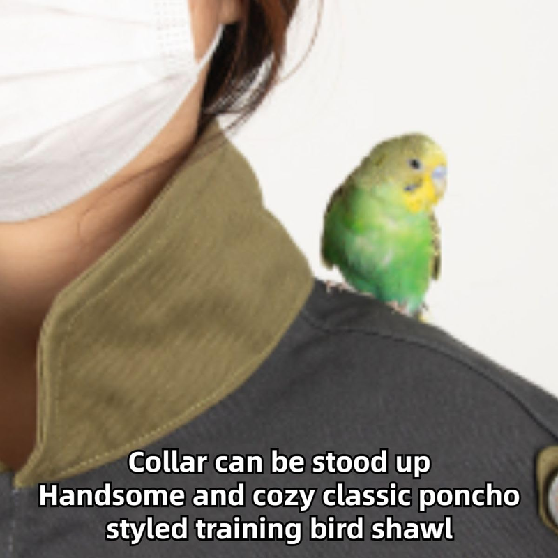Parrot Anti-Scratch Shoulder Protector, Multi-Functional Bird Diaper Flight Suits Pee Pads Diaper Poop Shawl For Cockatiel Parakeet Macaw Lovebirds_voghion.com