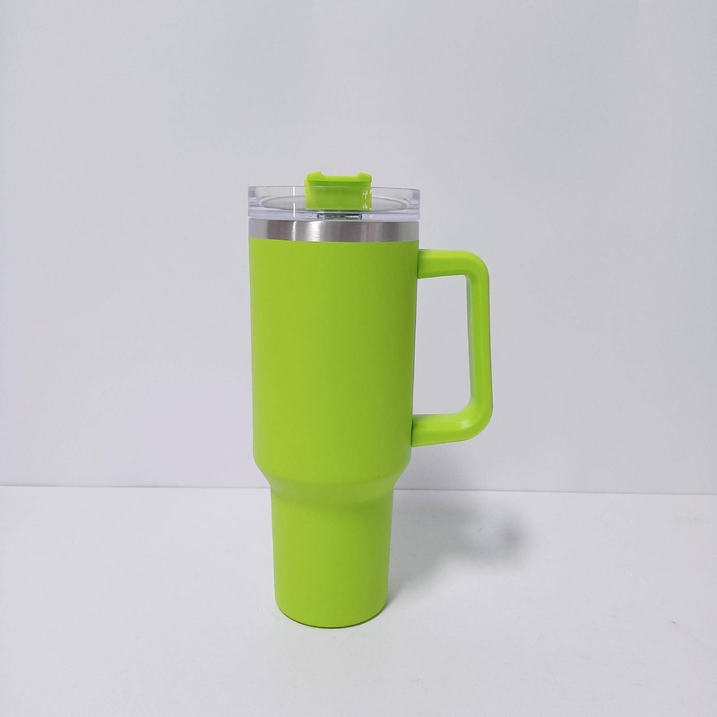 40oz Insulated Tumbler With Straw – Large Capacity Car Cup, 304 Stainless Steel Inner, Leakproof & Sweatproof, Keeps Drinks Cold/Hot For 6+ Hours_voghion.com