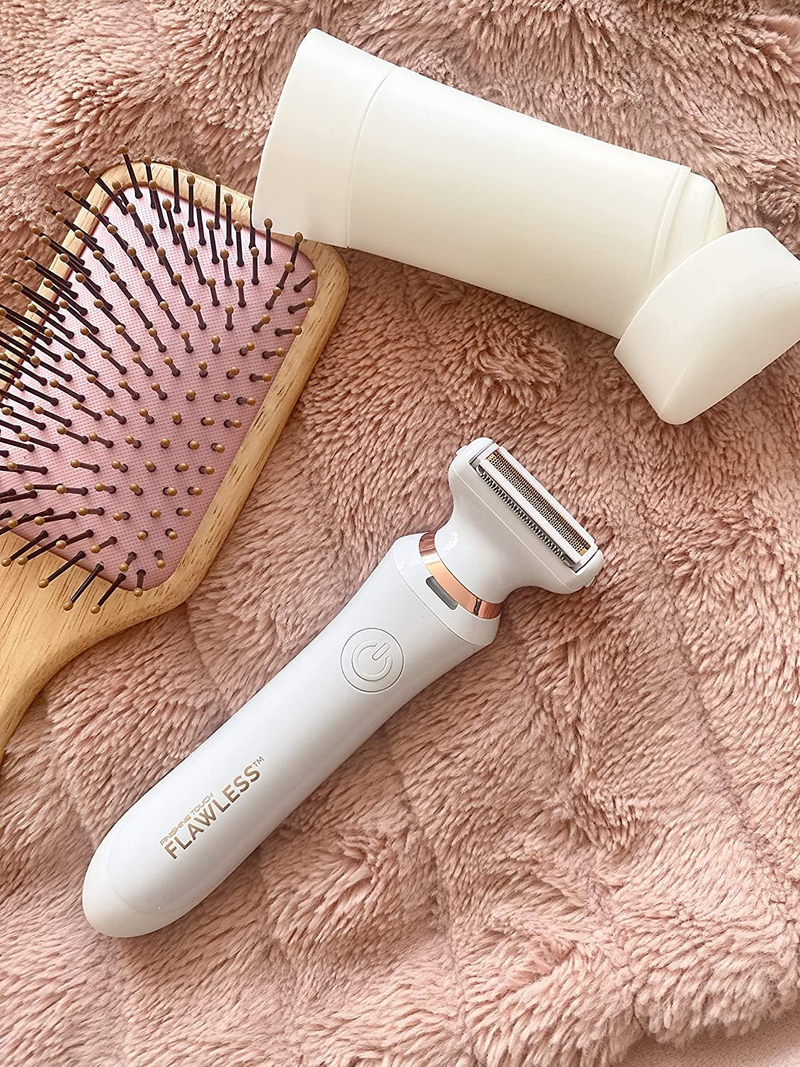 Cy Flawless Elektrischer Achselhaarentferner für Frauen – Schmerzloser und wasserdichter, per USB wiederaufladbarer Rasierer mit Doppelklingensystem – Glatte Haut für die Bikinizone_voghion.com