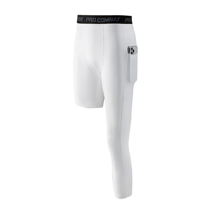 Short de compression pour homme avec poches - Séchage rapide, extensible, pour entraînement, basket-ball, course à pied, gym, fitness, été_voghion.com
