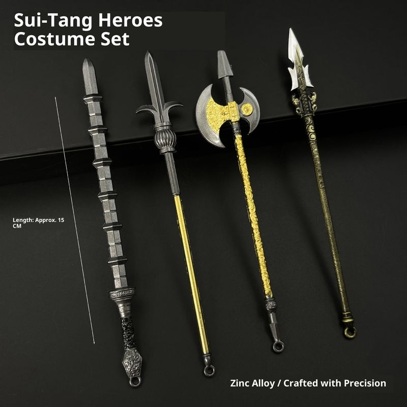 Metallpfeil-Modellset der chinesischen legendären Helden – Krieger der Tang-/Sui-Dynastie und „Reise in den Westen“, Sammlerstück_voghion.com