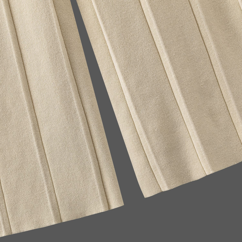 Chaleco sin mangas de color liso para mujer, suéter, pantalones de pierna ancha, traje de seda de hielo de talla grande_voghion.com